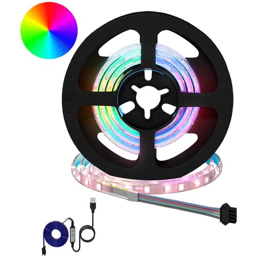  LED traka 2 pcs Crna i prozirna 550 mm Bakar i plastika Slike