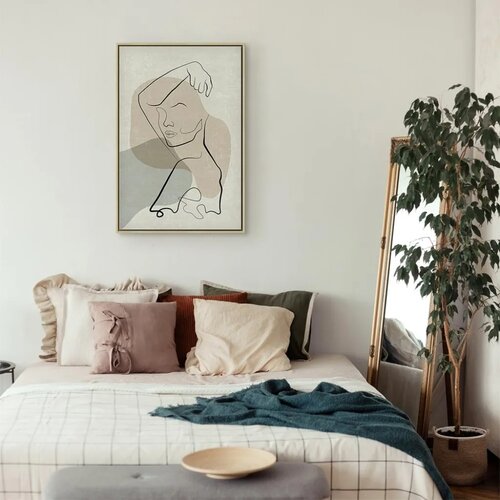 Slika - Romantic Morning (1 Part) Vertical 60x90 U prirodnom drvenom okviru Slike