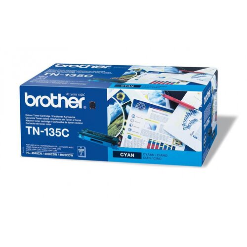 Brother Toner TN135C, cyan, 4.000 strani HL4040/50/70 DCP9040/2/5 MFC9440/50/9850 Slike