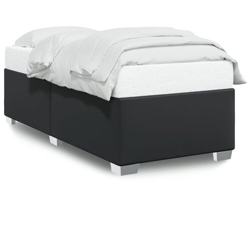 VidaXL Okvir za krevet crni 90x190 cm od umjetne kože Slike
