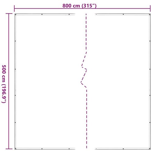  s rupama *Transparent*an 5 x 8 m Polietilen - 5 x 8 m Slike