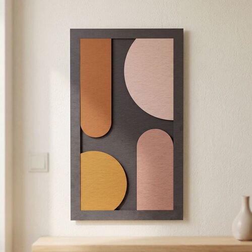 WALLXPERT Lunis - 40 x 68 Multicolor Decorative Framed MDF Painting Cene