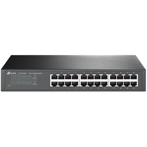 Switch 24 portni 10/100/1000 TP-Link TL-SG1024D Gigabit Desktop, Rackmount, RJ45 ports, 13&rdquo; steal case Cijene