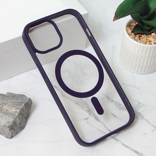 Torbica magesafe za iphone 15 6.1 ljubicasta Slike