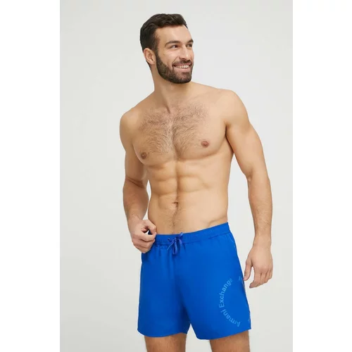 Armani Exchange Kratke hlače za kupanje boja: tamno plava