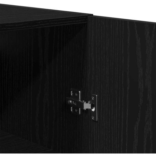  Ormar za montažu na zid 2 pcs Crni hrast 69,5 x 34 x 90 cm Slike