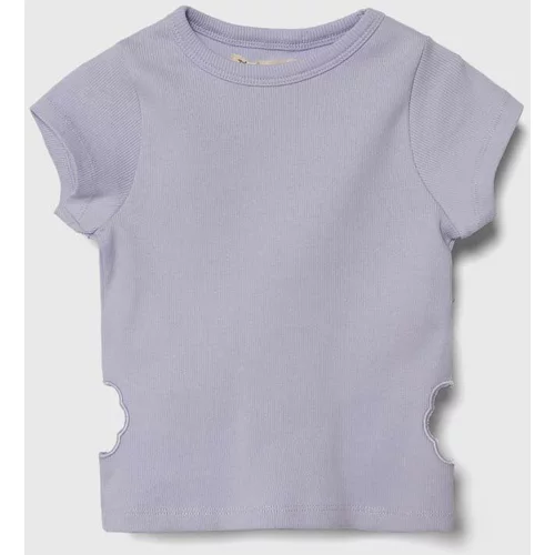 Zippy Otroška kratka majica vijolična barva