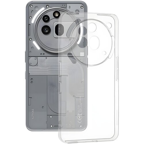 Techsuit Prozirna za&amp;scaron;titna futrola za Nothing Phone (3a) Pro - Prozirna Slike