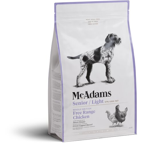 McAdams hrana za starije pse svih veličina senior/light chicken 2kg Slike