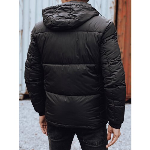 DStreet Men's winter jacket with detachable hood black Cijene