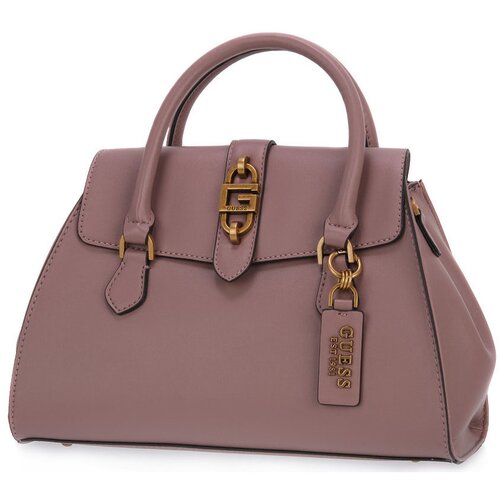 Guess Torbe RWO SQUARE G LUX SATCHEL Kostanjeva Slike