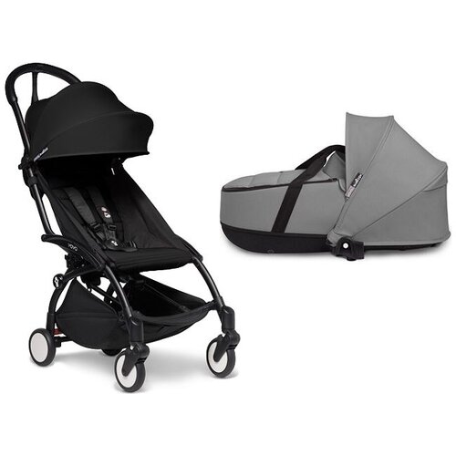 Stokke YOYO&amp;sup2; kolica za bebe 2U1 - black &amp;amp; grey (ram+ 6+tekstil + korpa) Slike