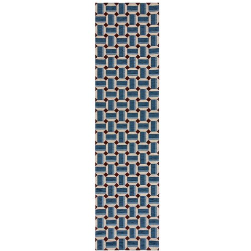 Flair Rugs Plava staza 60x230 cm Lennox Geometric – Cijene