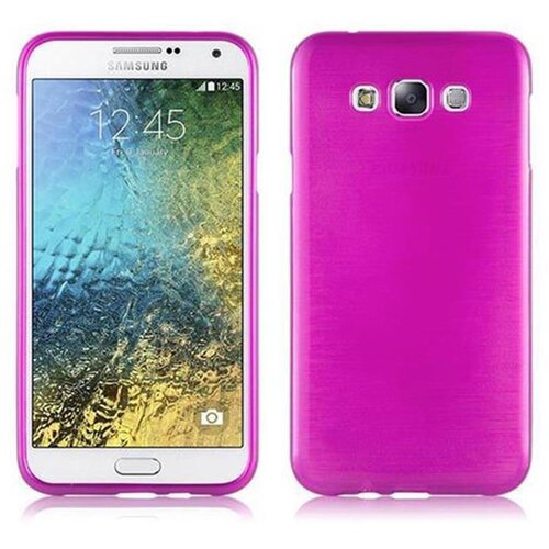 Cadorabo Ohišje, združljiv s Samsungom v Pink - zaščitni pokrov iz fleksibilnega silikona TPU v brušenem dizajnu, (20571017) Cene