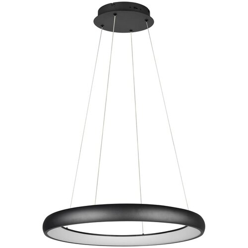 Crna LED viseća svjetiljka s mogućnosti zatamnjivanja s metalnim sjenilom &amp;oslash; 75 cm Cardona &amp;ndash; Slike