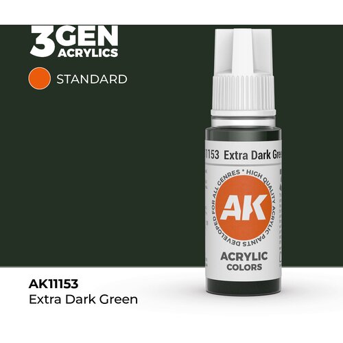 AK Interactive Extra Dark Green 17ml - 3rd Gen Akrilna Boja AK11153 Cene