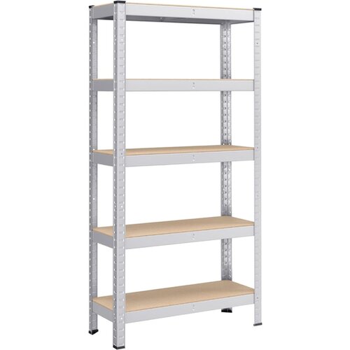 Songmics regal 30 x 75 x 150 cm, rjavo-srebrn, GLR030E01 Cene