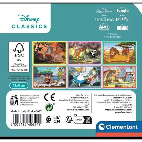 Clementoni Disney Classic bajke kocka 6 komada - Slike