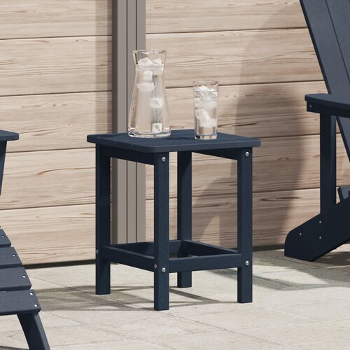 VidaXL Adirondack stol Mornarska plava 38x38x46 cm HDPE Slike