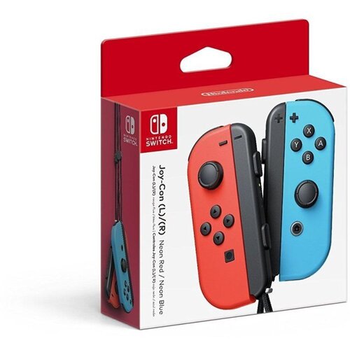 Nintendo Switch Joy-Con Pair Neon Red &amp;amp; Neon Blue Slike