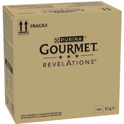  1 + 1 gratis! 2 x Gourmet Revelations Fine Cuts - 2 x (48 x 57 g) Piletina i losos Slike