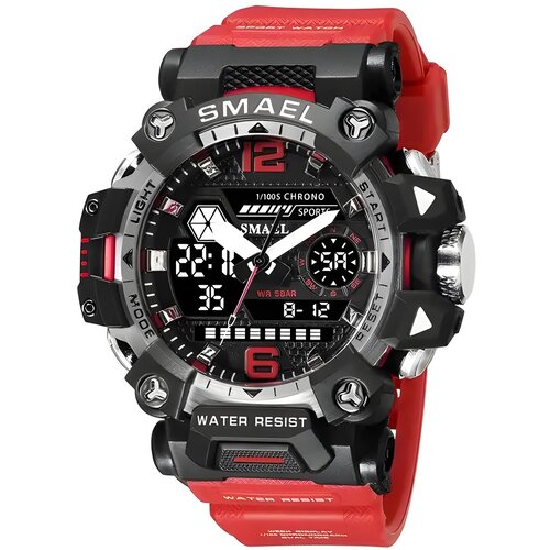 SMAEL Ura GR-29431 - Rdeča Cene