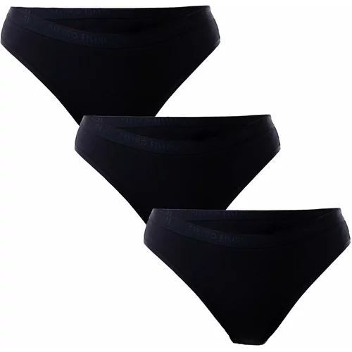 Pietro Filipi 3PACK women's panties black