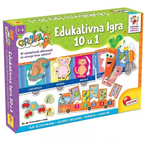 Odeon Carotina edukativna igra 10 u 1 Cijene