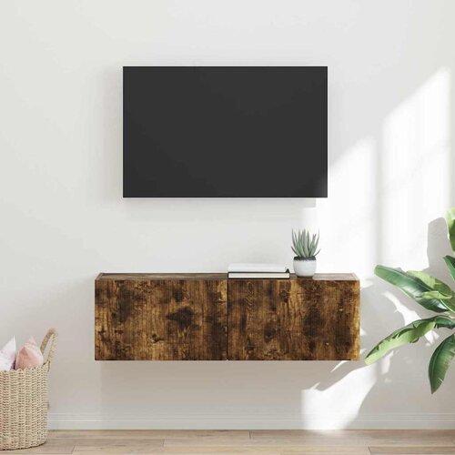 TV zidni ormar Zidne Dimljeni hrast 98 x 31 x 29,5 cm Cene