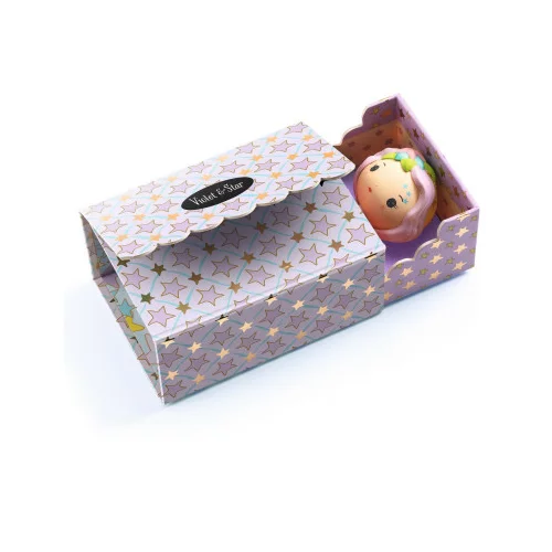 Djeco Tinyly – Violet in Star v magnetni škatlici
