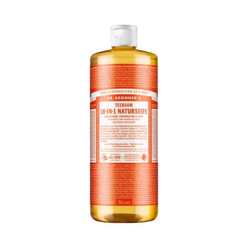 DR. BRONNER&amp;#039;S Naravno milo 18in1 - čajevec - 945 ml Slike
