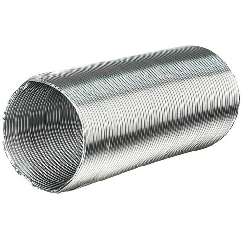 Fleksibilna cijev (promjer: 120 mm, duljina: 3.000 mm, aluminij, srebrne boje) Slike