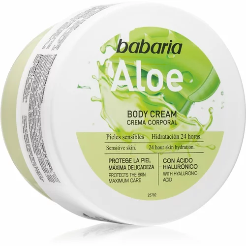 Babaria Aloe Vera hidratantna krema za tijelo za osjetljivu kožu 400 ml