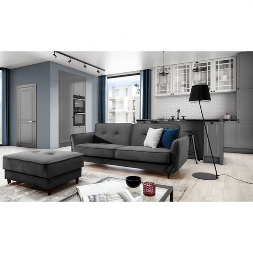 ELTAP Elegantna sofa Bellis s leajem i spremitem-Monolith 97 Cene