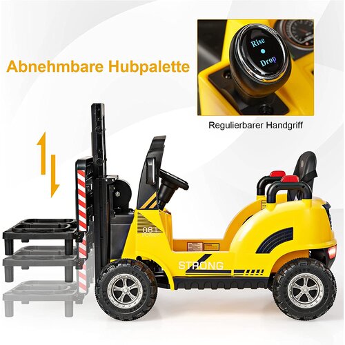 Lean Toys Otro&amp;scaron;ki viličar WH101 rdeča Slike
