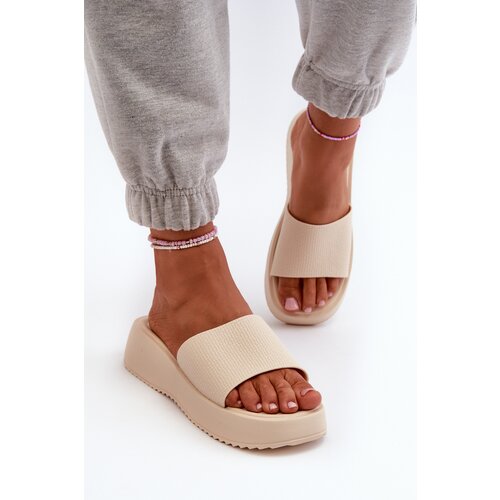 PH2 Women's Platform and Wedge Sandals in Beige Vimarils Cene