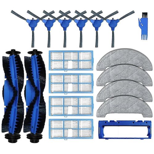 INORCO Za 850T / 850P Roller Stranska Krtača Hepa Filter Mop Rag Robotski Sesalnik Rezervni Deli Dodatki, (21843136) Slike