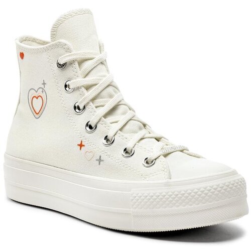 Converse Visoke tenisice &amp;#039;CHUCK TAYLOR ALL STAR&amp;#039; boja pijeska / siva / crvena Slike