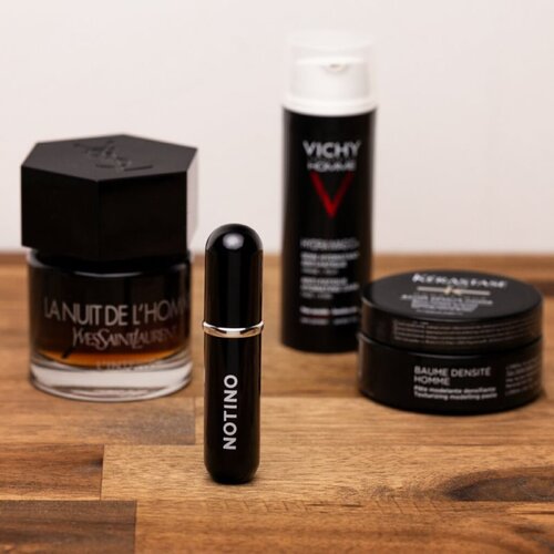 Notino Travel Collection Perfume atomiser punjivi raspr&amp;scaron;ivač parfema Black 5 ml Slike