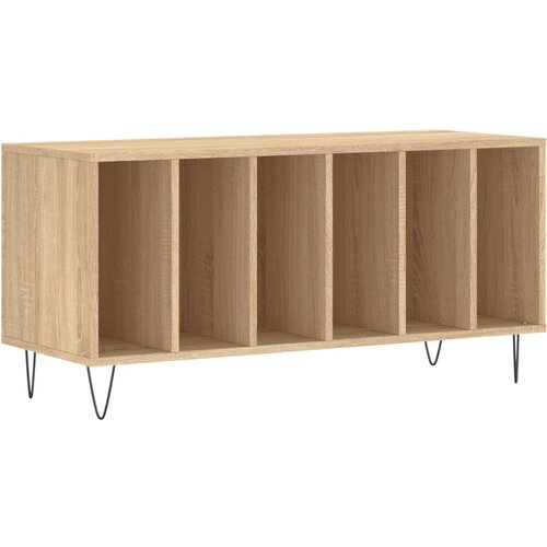 vidaXL Omarica za gramofonske plošče hrast sonoma 100x38x48 cm les, (20801685) Cene
