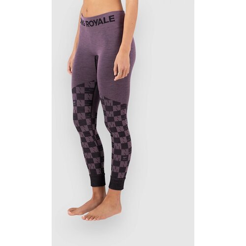 Mons Royale Ascender Merino Base Layer Pajkice mauve / black Slike