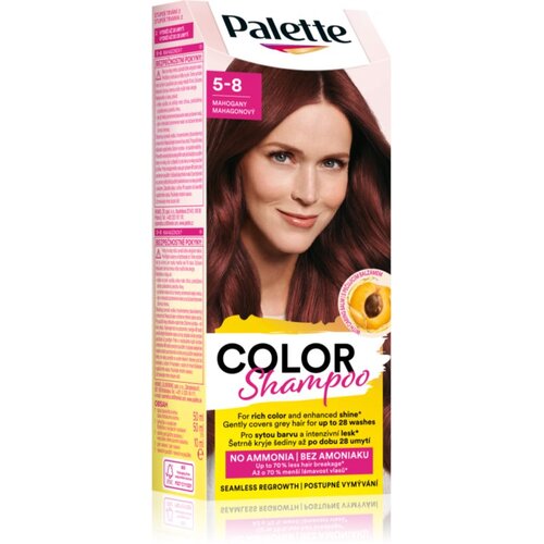 Schwarzkopf Palette Color Shampoo šampon za toniranje nijansa 5-8 Mahogany 50 ml Cene