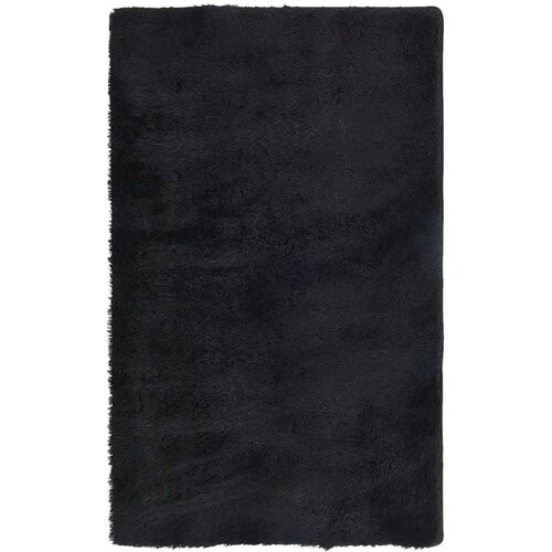  Čupavi tepih s visokim vlaknima NAVARRA crni 80x150 cm Slike