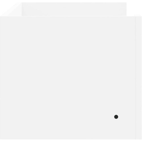 VidaXL Stenska polica bela 100x35x30,5 cm inženirski les Slike