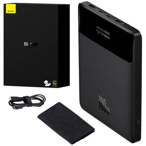 Baseus Powerbank Blade 20000mAh 100W (črna) Cene