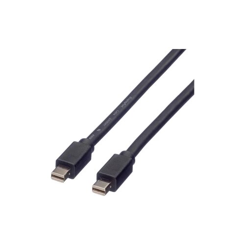 Roline Mini-DisplayPort priključni kabel 2.00 m 11.04.5640 sa zaštitom crna [1x muški konektor mini displayport - 1x muš Cijene