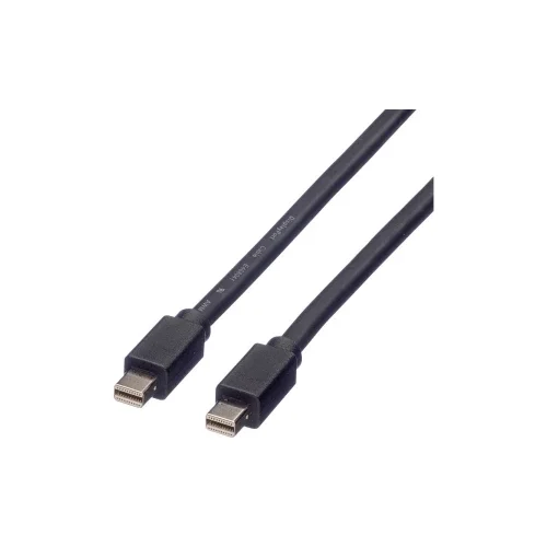 Roline Mini-DisplayPort priključni kabel 2.00 m 11.04.5640 sa zaštitom crna [1x muški konektor mini displayport - 1x muš