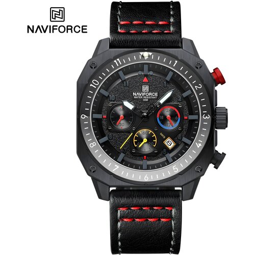 Naviforce Sat SQ-38603 - Crna / Srebrna Cene