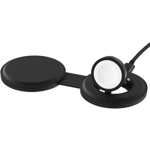 Satechi Brezžični polnilnik 2-v-1, združljiv s Qi2 15W, zložljiv model OnTheGo, Črna, (5000190852) Cene
