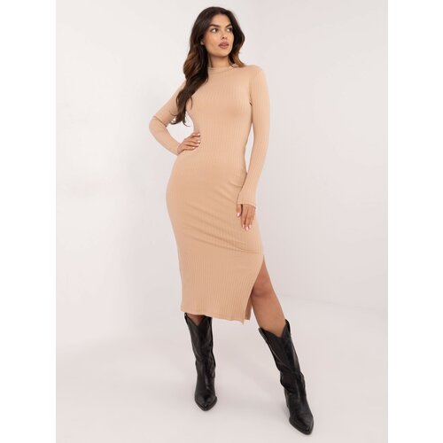 RELEVANCE Dress-RV-SK-10011.43-camel Slike